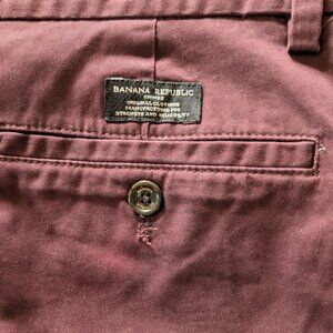 Banana Republic Maroon Chino 31x30